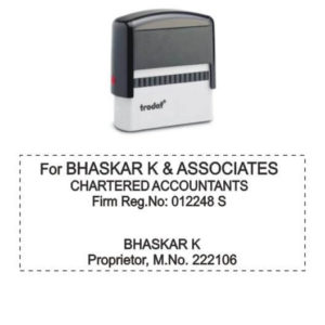Self Inking Accountant Stamps